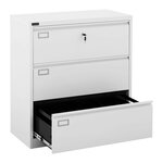 Meuble de classement bureau suspendu 3 tiroirs 101 5 cm 125 kg 14_0002486
