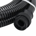 vidaXL Tuyau d'aspiration avec raccords en PVC noir 1" 7 m PVC