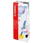 Stylo feutre pointMax pointe moyenne 0.8mm Rose Foncé x 10 STABILO