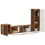 vidaXL Ensemble meuble TV 4 Pièces Bois ancien Bois d'ingénierie