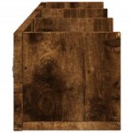vidaXL Armoires murales 2Pièces chêne fumé 75x18x16 5cm bois d'ingénierie