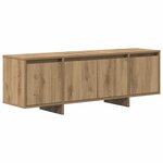 vidaXL Meuble TV chêne artisanal 120x30x40 5 cm bois d'ingénierie