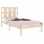 vidaXL Cadre de lit sans matelas 90x200 cm bois de pin massif