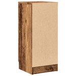 vidaXL Buffet vieux bois 30x30x70 cm bois d'ingénierie