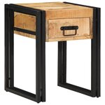 Table d'appoint vidaXL 40x40x50 cm en bois de manguier massif