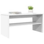 vidaXL Meuble TV Blanc 80 x 35 x 40 cm Bois d'ingénierie
