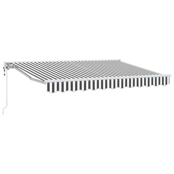 vidaXL Cadre d'auvent Anthracite et blanc 250 x 200 cm