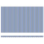 vidaXL Auvent Rétractable avec Bleu et blanc 5 x 3 m Tissu et métal