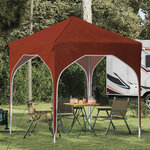 vidaXL Tente de fête pop-up 194 x 194 x 245 cm Terre cuite