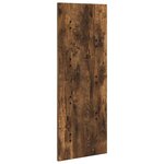 vidaXL Porte-manteau mural Montage mural Chêne fumé 30 x 1 5 x 80 cm