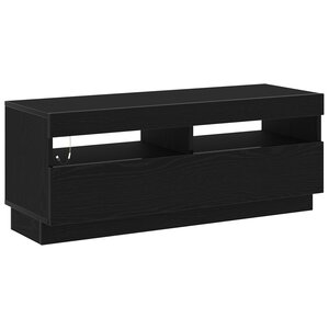 vidaXL Meuble TV Noir 100 x 35 x 40 cm Bois d'ingénierie
