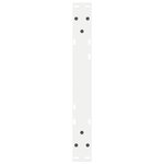 vidaXL Pieds de table basse 2 pièces Blanc 50 x (30-31 3) cm Acier