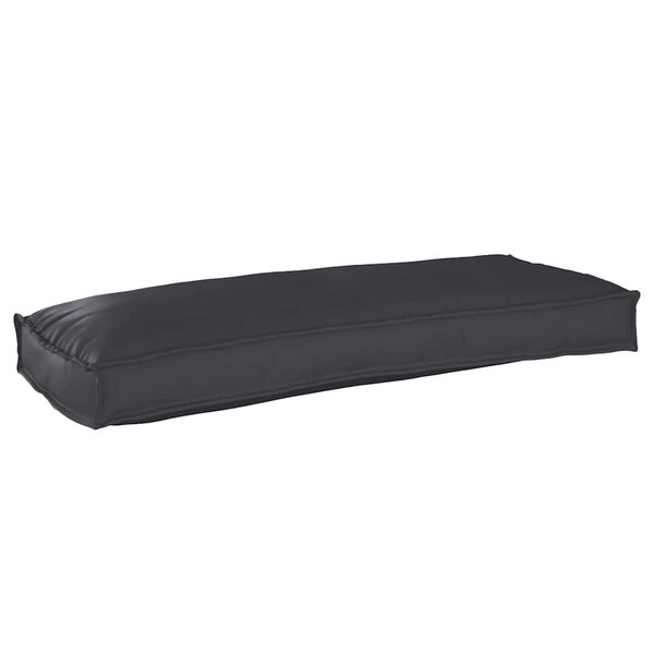 vidaXL Coussin de palette pour banc noir 100 x 40 x 8 cm en tissu Oxford