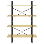 vidaXL Bibliothèque à 4 niveaux 100x30x140 cm Bois de pin massif