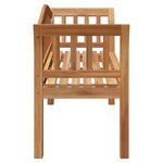vidaXL Banc de jardin 120x53.5x85 cm en bois massif de teck