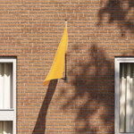 vidaXL Support de mât de drapeau Noir 10.5 x 7.5 cm Acier