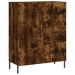 vidaXL Buffet chêne fumé 69 5x34x90 cm bois d'ingénierie