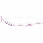 vidaXL Coussins de Matelas Blanc 180 x 200 cm