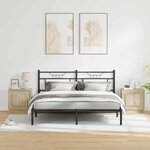 vidaXL Cabinet de chevet avec 2 Pièces Chêne sonoma 44 x 34 5 x 45 cm