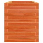 vidaXL Jardinière cire marron 110x40x46 cm bois de pin massif