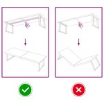 vidaXL Dessus de table bois massif non traité bordure assortie