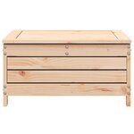 vidaXL Repose-pied de jardin 62x63 5x32 cm bois de pin massif