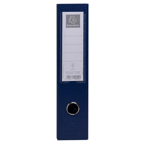 Porte-revues Pp - Dos 70mm - Livrés À Plat - 23x31cm - Bleu Foncé - Exacompta