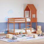 vidaXL Toit de lit pour enfants 55x99x139 5 cm bois de pin massif