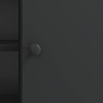 vidaXL Meuble TV Noir 150 x 31 x 50 cm Bois d'ingénierie