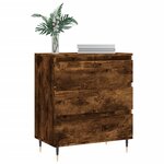 vidaXL Buffet Chêne fumé 60x35x70 cm Bois d'ingénierie