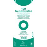 EXACOMPTA Intercalaires Premium, 105 x 240 mm, blanc