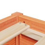 vidaXL Cadre de lit sans matelas cire marron 120x200cm bois pin massif