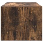 vidaXL Meubles TV 2 Pièces chêne fumé 60x31x25 5 cm bois d'ingénierie
