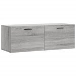 vidaXL Armoire murale sonoma gris 100x36 5x35 cm bois d'ingénierie