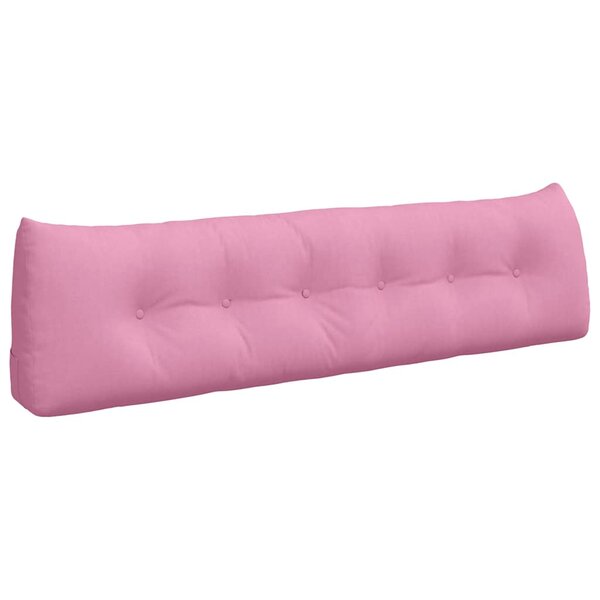 vidaXL Coussin de Dos Rose 180 x 24 x 50 cm tissu