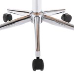 vidaXL Chaises pivotantes à manger lot de 4 crème similicuir