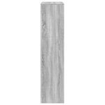 vidaXL Étagère séparatrice de pièce 3niveaux sonoma gris 123x29x123 cm