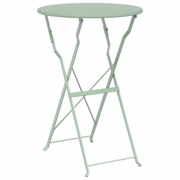 vidaXL Table bistrot Vert menthe clair Ø50x71 cm