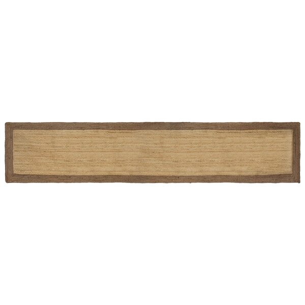 vidaXL Tapis de surface Gris 60 x 400 cm Jute