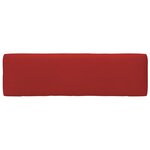 vidaXL Canapé central palette de jardin Blanc Bois de pin imprégné