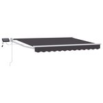 vidaXL Store rétractable manuel avec LEDs 3 5 x 2 5 m