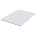 vidaXL Coussins de Matelas Blanc 140 x 200 cm