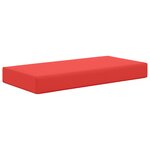 vidaXL Coussin de Siège d'Extérieur Rouge 80 x 40 x 8 cm