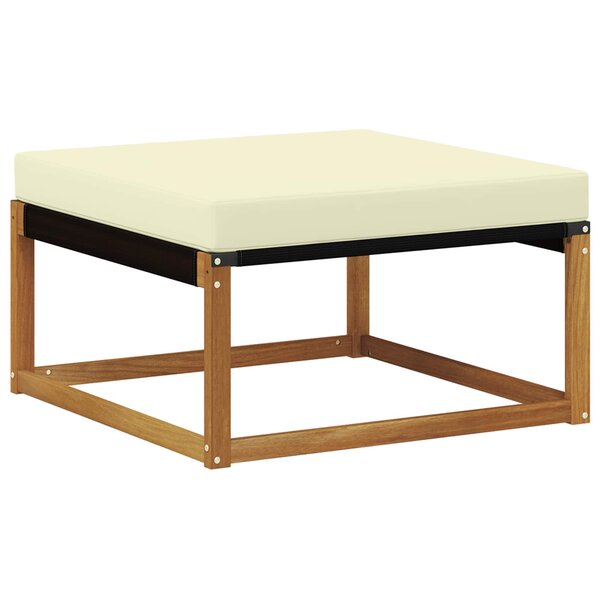 vidaXL Pouf d'Extérieur Bois d'Acacia Massif Naturel