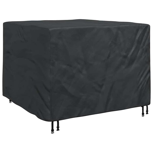 vidaXL Housse pour meubles Noir 125 x 125 x 74 cm Tissu Oxford 210D