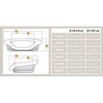 Corbeille chat ou chien sofa 6 - Design moderne - Coussin à motif anti-dérapant