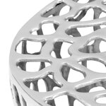 vidaXL Table basse Aluminium moulé 70x30 cm Argenté