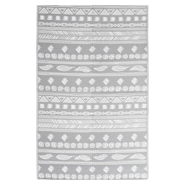 vidaXL Tapis d'extérieur Gris 190x290 cm PP