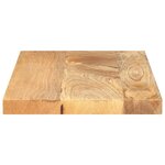 vidaXL Dessus de table 40x30x2 5 cm rectangulaire bois massif manguier