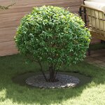 vidaXL Pot en métal vert olive Métal Grand Pot Rond Minimaliste